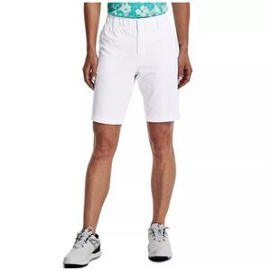 Under Armour Women's‎ Golf Athletic Shorts NWT $75 Solid White 9" Inseam 4 New